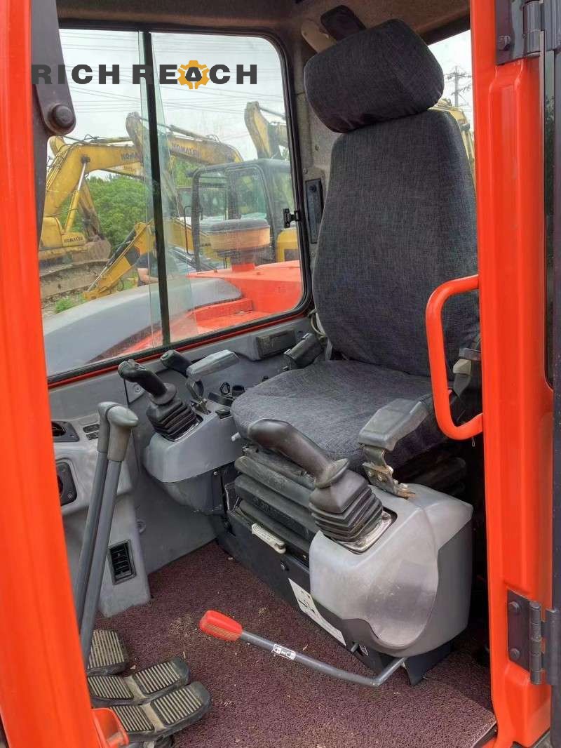 Side profile of 2025 Kubota KX185-3 used excavator showing boom and arm, $16,667, Richreach